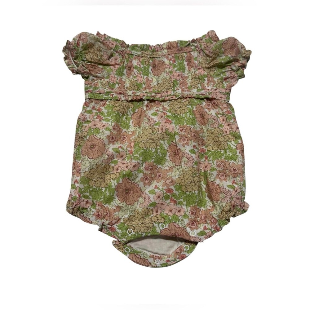 Janie and Jack Dainty Floral Ruffle Bodysuit
